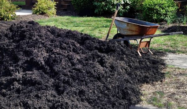 Black Mulch Delivery in Lehi