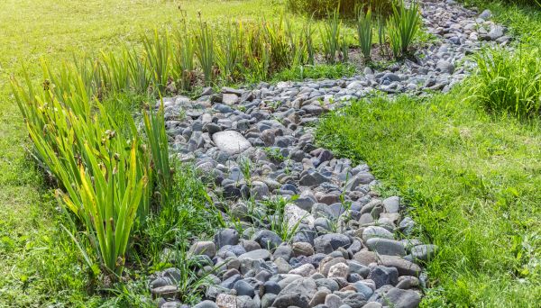 River Rock Garden Installation in Lehi
