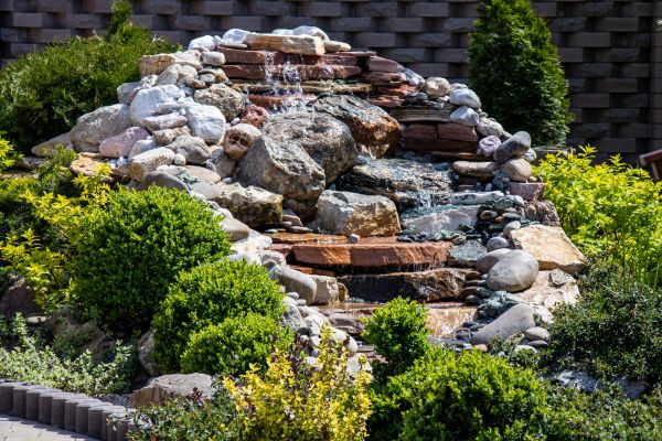 River Rock Landscaping in Lehi