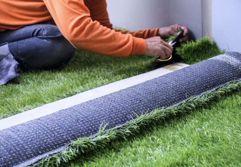 Artificial Grass Installation detail